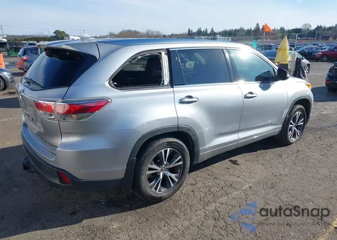 2016 Toyota Highlander Xle V6 from USA, damaged, VIN 5TDJKRFHXGS313712